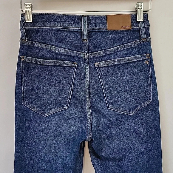 Madewell Jeans 10" High Rise Skinny Medium Wash Size 26 - Picture 4 of 16